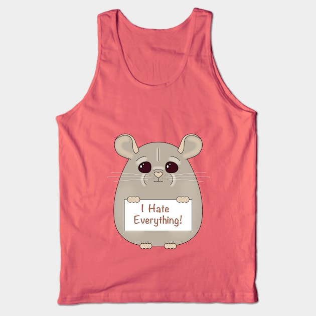 I Hate Everything! Tank Top by Moonlight Gems Art